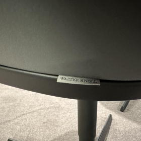 Walter Knoll Sheru Chair Leather Congress Grey Frame