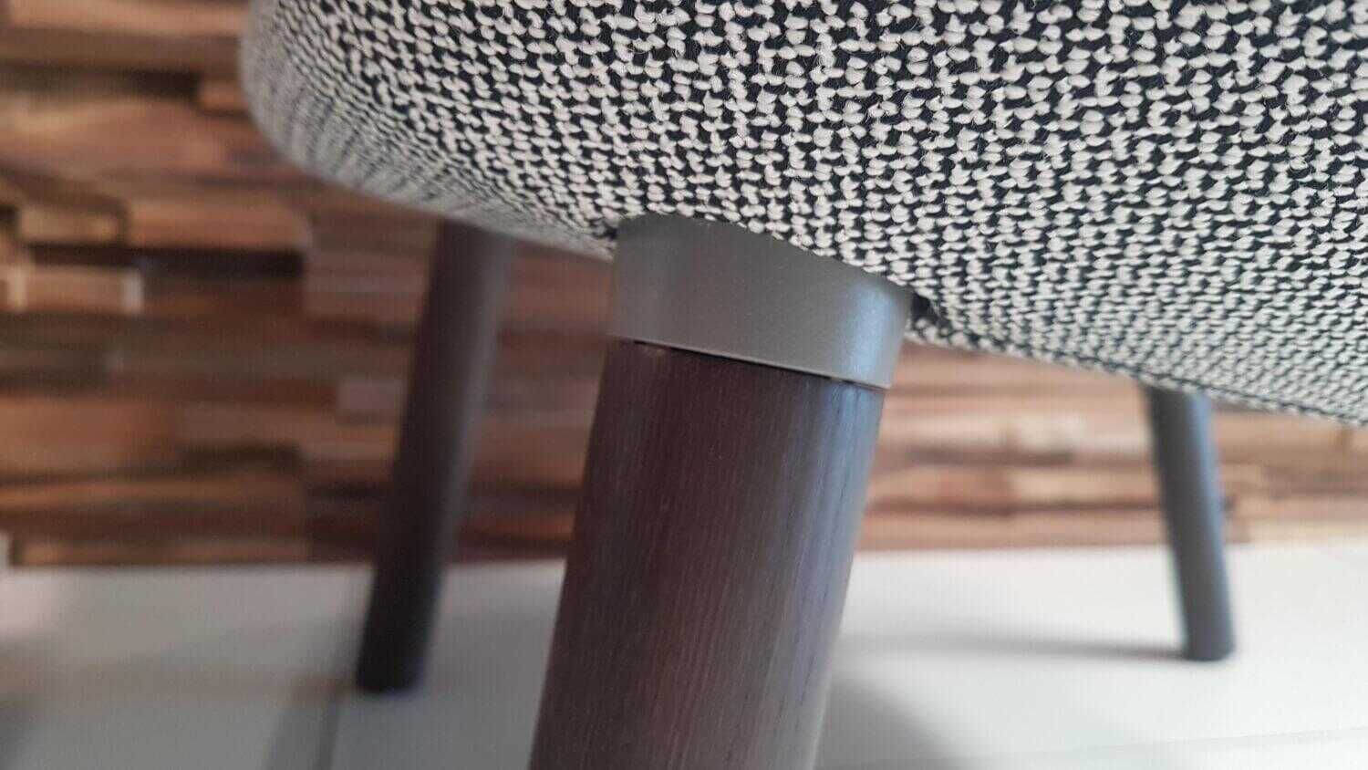 Vitra HAL Lounge Chair Stoff Credo Grau Ottoman