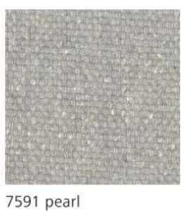 Walter Knoll Sessel Foster 520-10C Flanell Grau mit Hocker