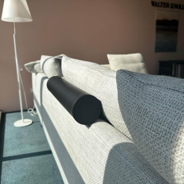 Muud Ecksofa Stoff Weave 7757 Pearl Textil Creme