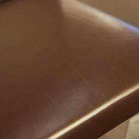 Walter Knoll Stuhl Jason Lite Leder Elen Braun Nussbaumfuß