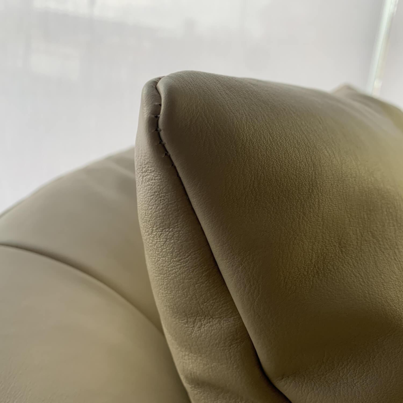 Walter Knoll Sofa Ishino Elen Leder 1391 Leinen Grün