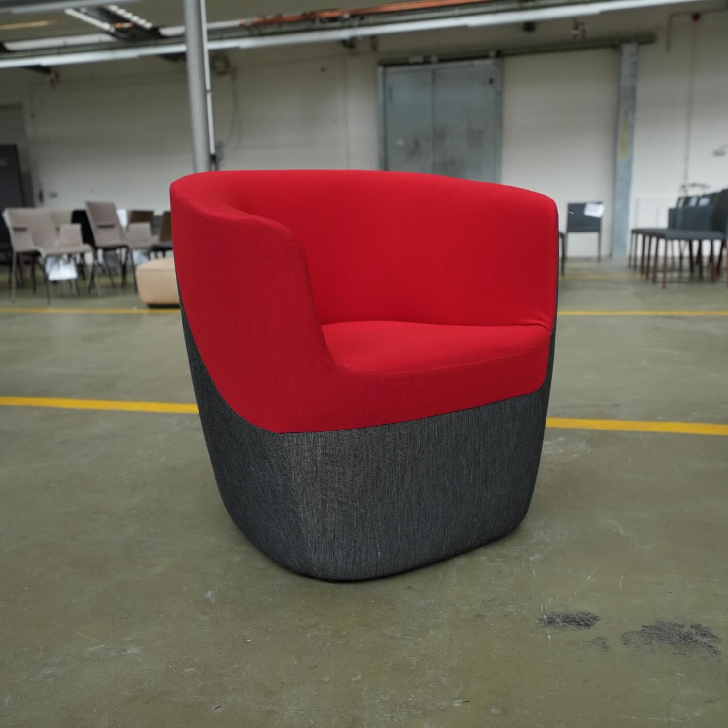 Walter Knoll Sitzsteine 276-10 Rot und Grau