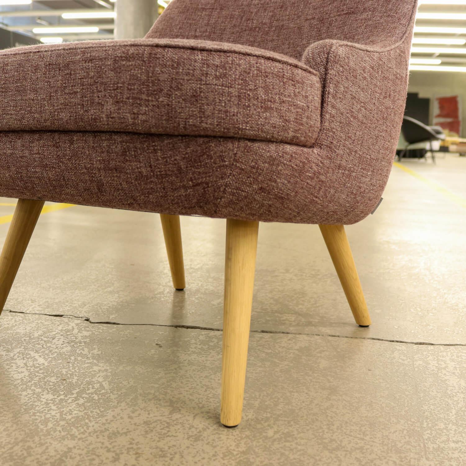 Walter Knoll Sessel 375-10 Stoff Gaia 7887 Eiche Weiß