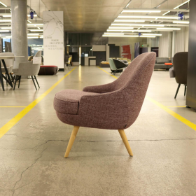 Walter Knoll Sessel 375-10 Stoff Gaia 7887 Eiche Weiß