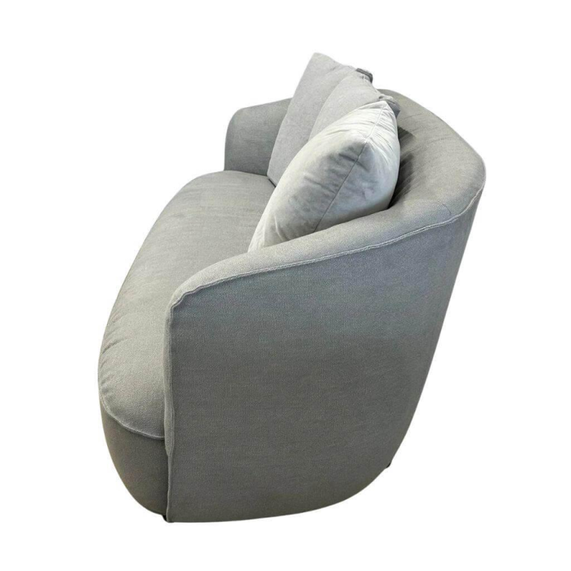 Sofa Ishino 2,5-Sitzer Stoff Puro 7754 Silver Grau