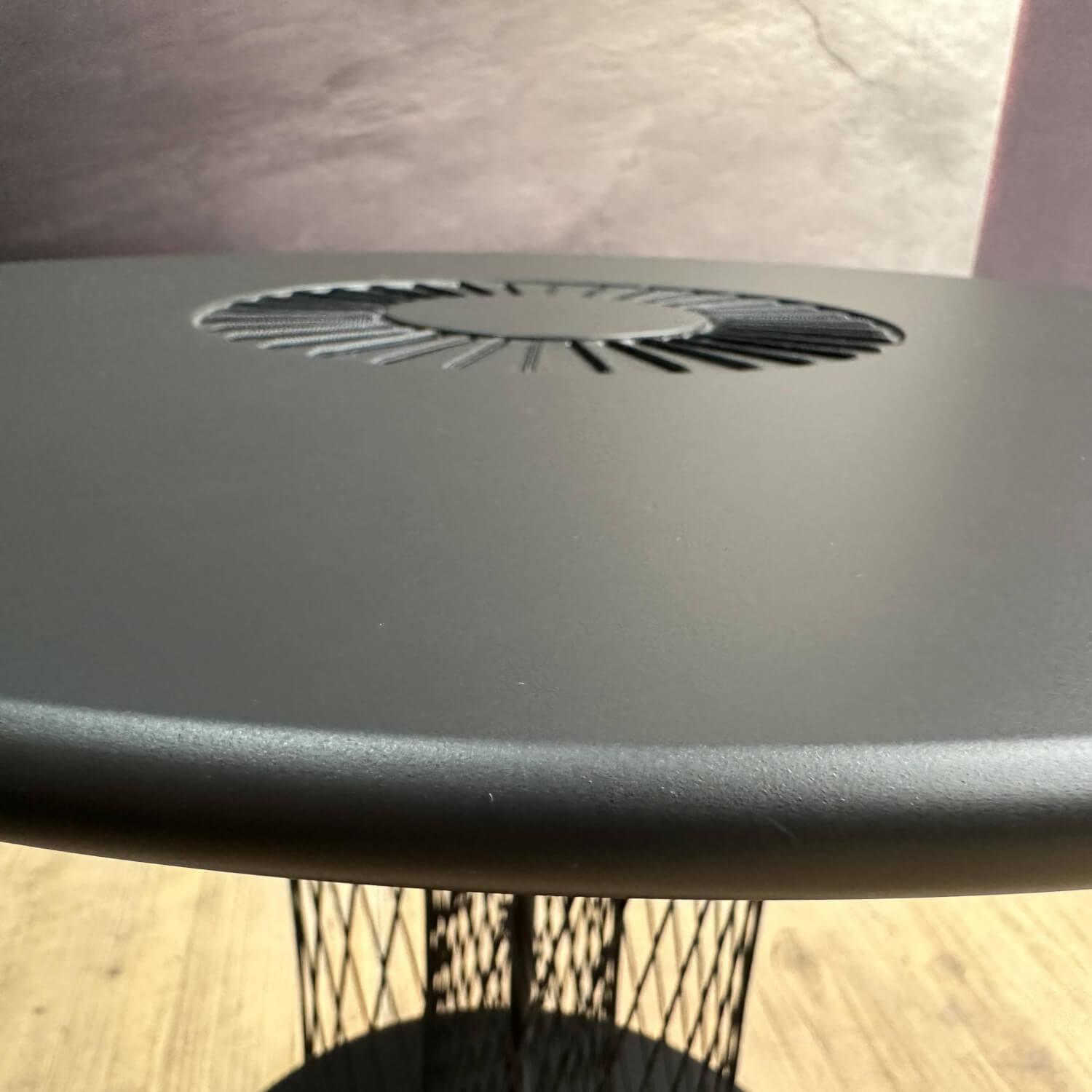 Walter Knoll Vladi Side Table 106 Fine Texture Black