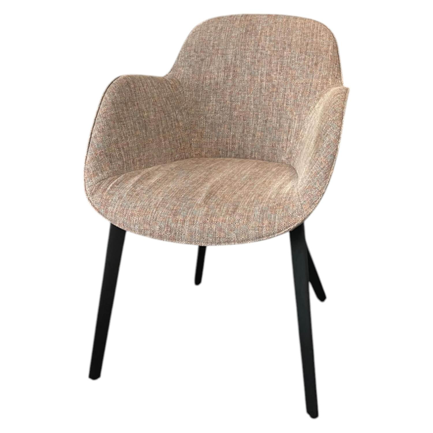 Walter Knoll Stuhl Sheru 1441 C Stoff Rücken Leder