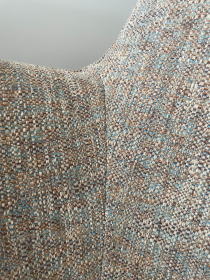 Walter Knoll Stuhl Sheru 1441 C Stoff Rücken Leder