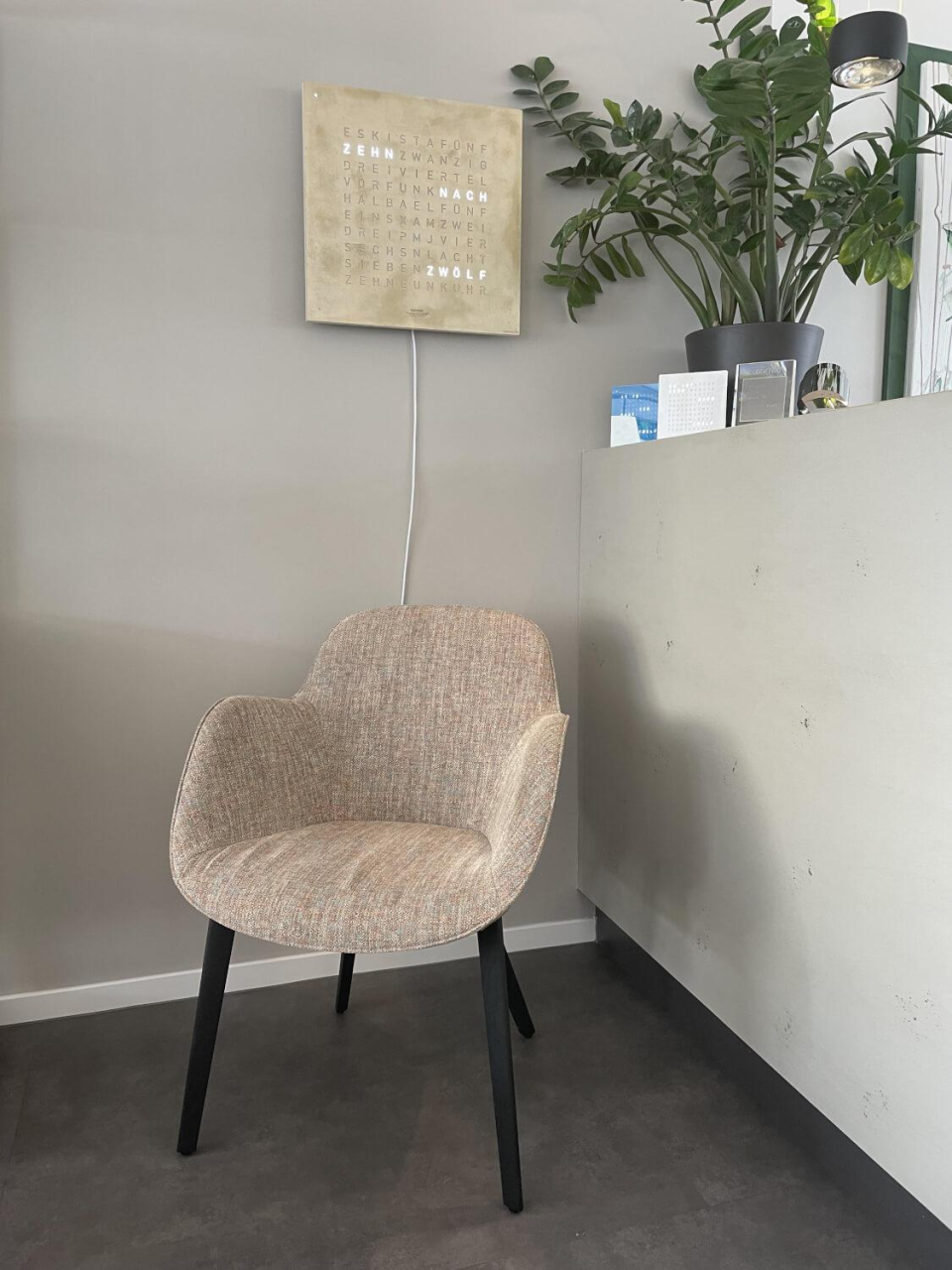Walter Knoll Stuhl Sheru 1441 C Stoff Rücken Leder