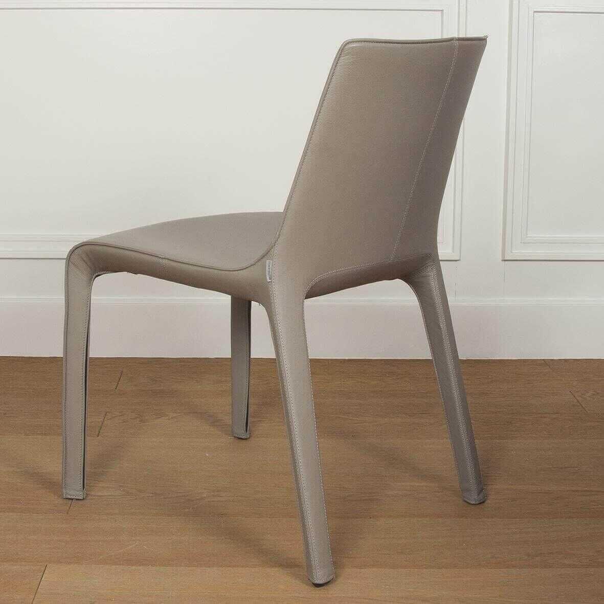 Walter Knoll Stuhl Gio Leder Torro Stein