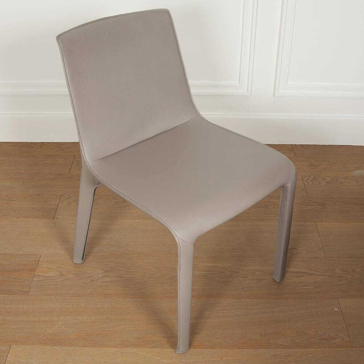 Walter Knoll Stuhl Gio Leder Torro Stein