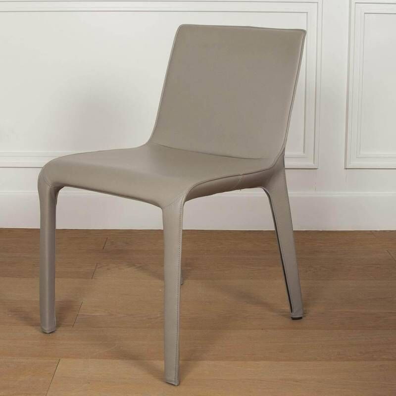 Walter Knoll Stuhl Gio Leder Torro Stein