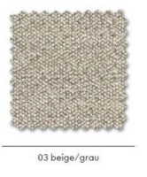 Vitra Hal Stoff Dumet Beige Grau Holzfüße mit Hocker