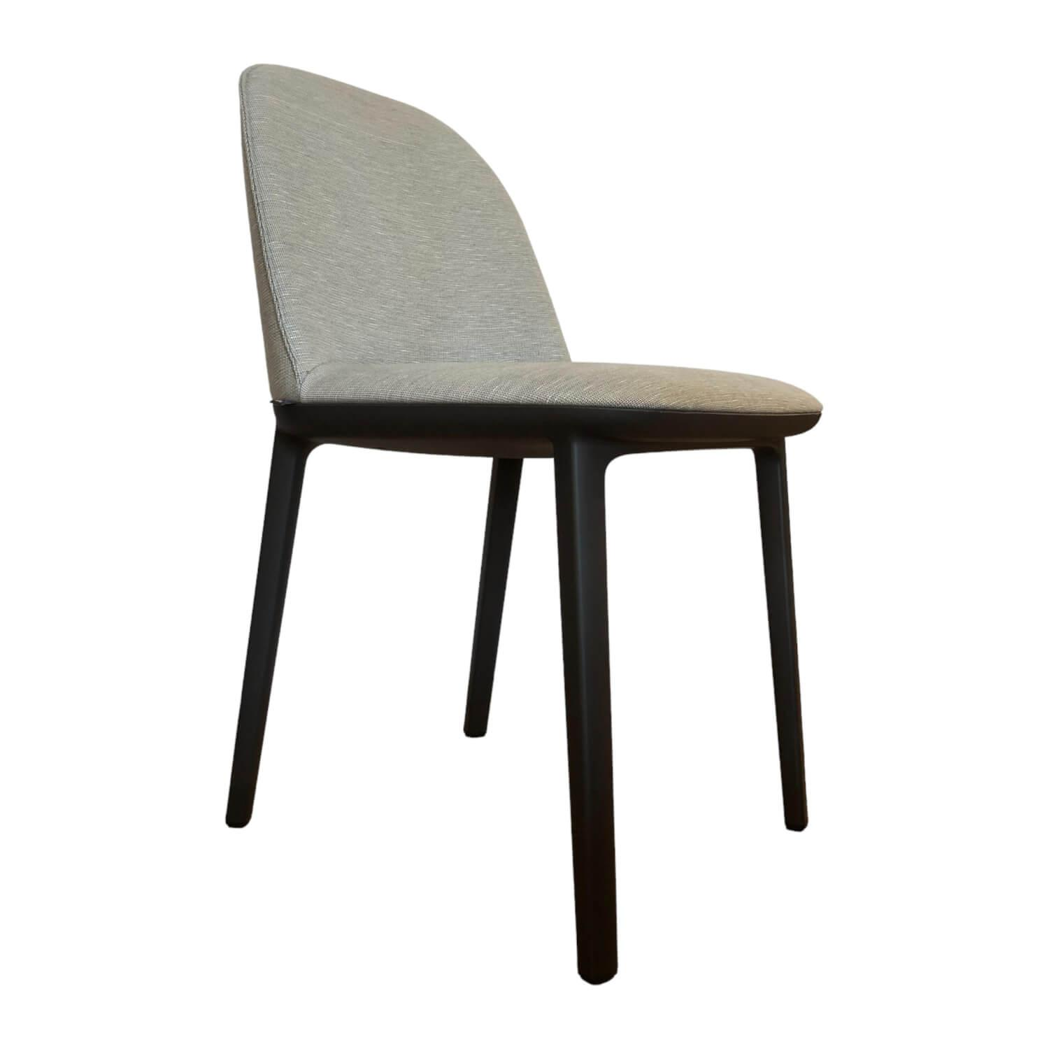 Vitra Softshell Side Chair Stoff Reed Stahlblau