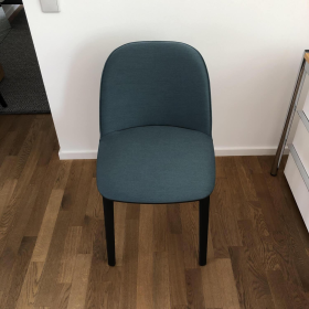 Vitra Softshell Side Chair Stoff Aura Stahlblau
