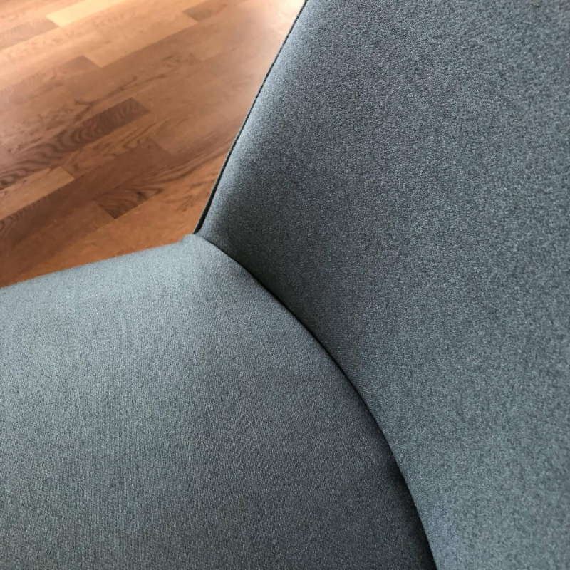 Vitra Softshell Side Chair Stoff Aura Stahlblau