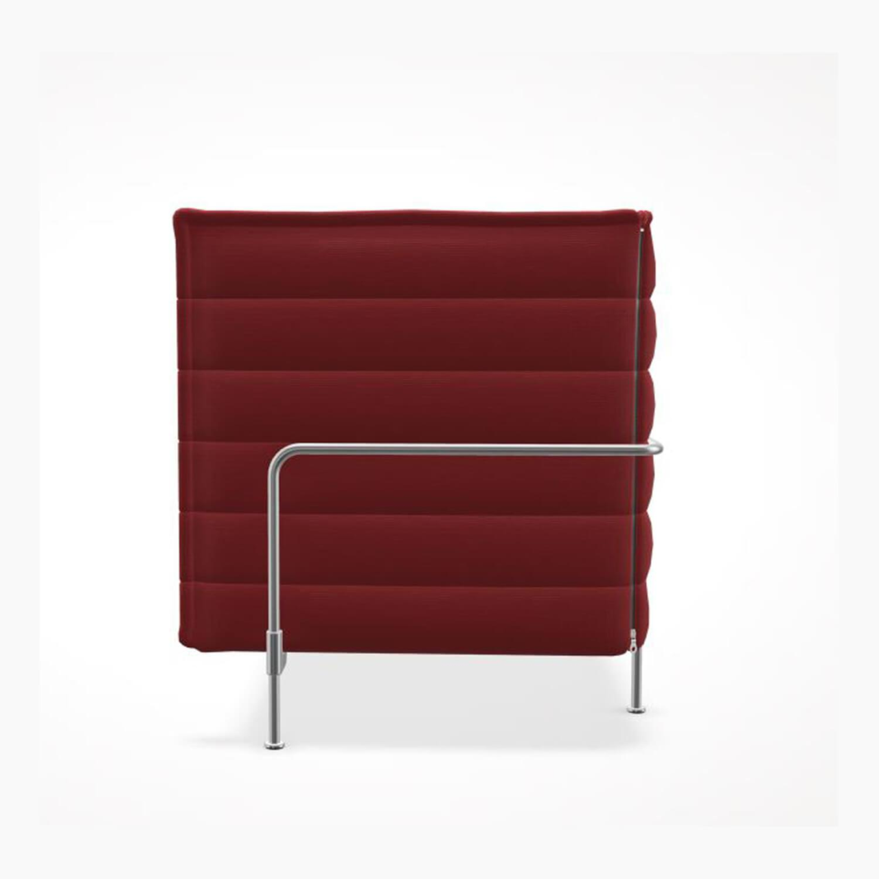 Sofa Nische 2-Sitzer Stoff Laser Rot