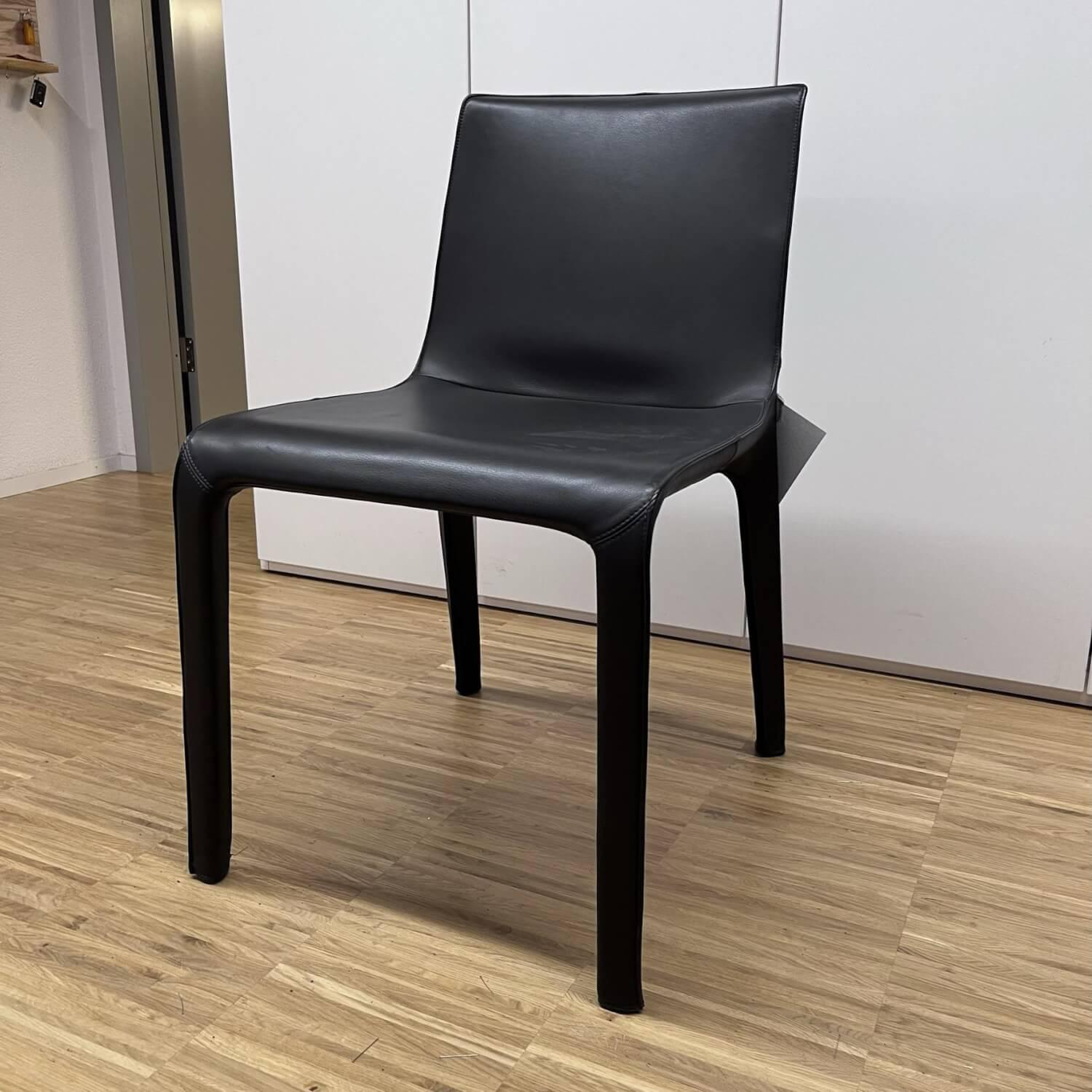 Walter Knoll Stuhl Gio Leder Bronco Chocolate
