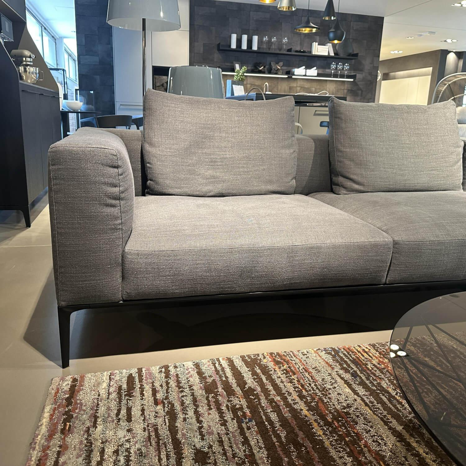 Jaan Living Stoff Bora Ecksofa Slate Grau Textil