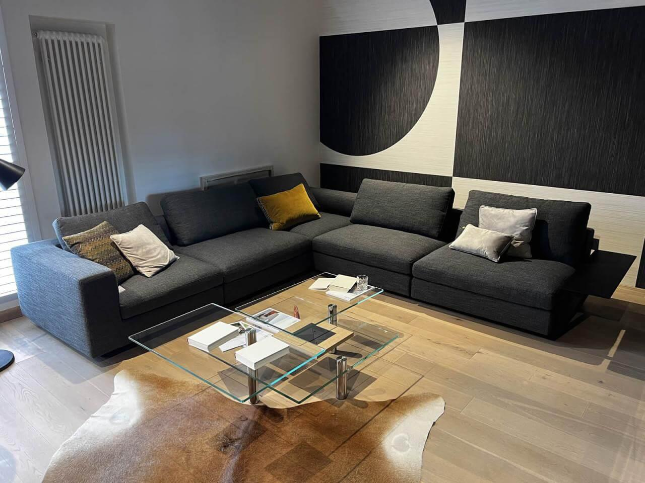 Walter Knoll Living Landscape Eckgruppe Garbo Grau Buche