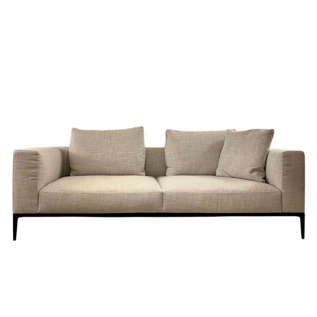 Sofa Jaan Living Stoff Glint PG 26 7763 Silber Grau