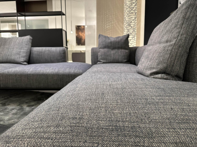 Walter Knoll Jaan Living Ecksofa Stoff Togba Grau