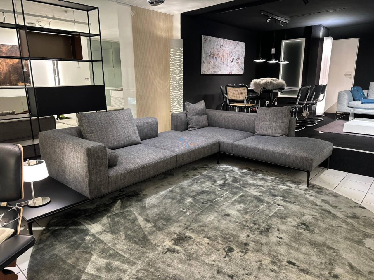 Walter Knoll Jaan Living Ecksofa Stoff Togba Grau