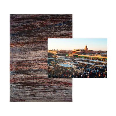 Legends Of Carpets Kina Teppich Wolle Brennnessel Rot