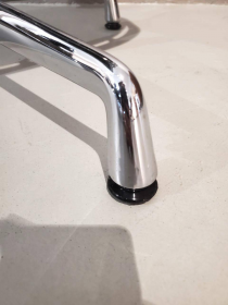 Vitra Stuhl Aluminium EA 108 Stoff Schwarz