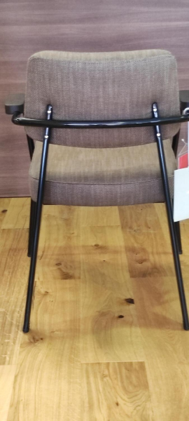 Vitra Fauteuil Direction Stoff Fifty Fifty 38 Beige Metall