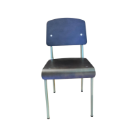 Vitra Stuhl Standard Sitz Rücken Metall Prouvé Vermeer Grün