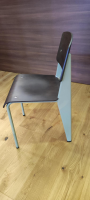 Vitra Stuhl Standard Sitz Rücken Metall Prouvé Vermeer Grün