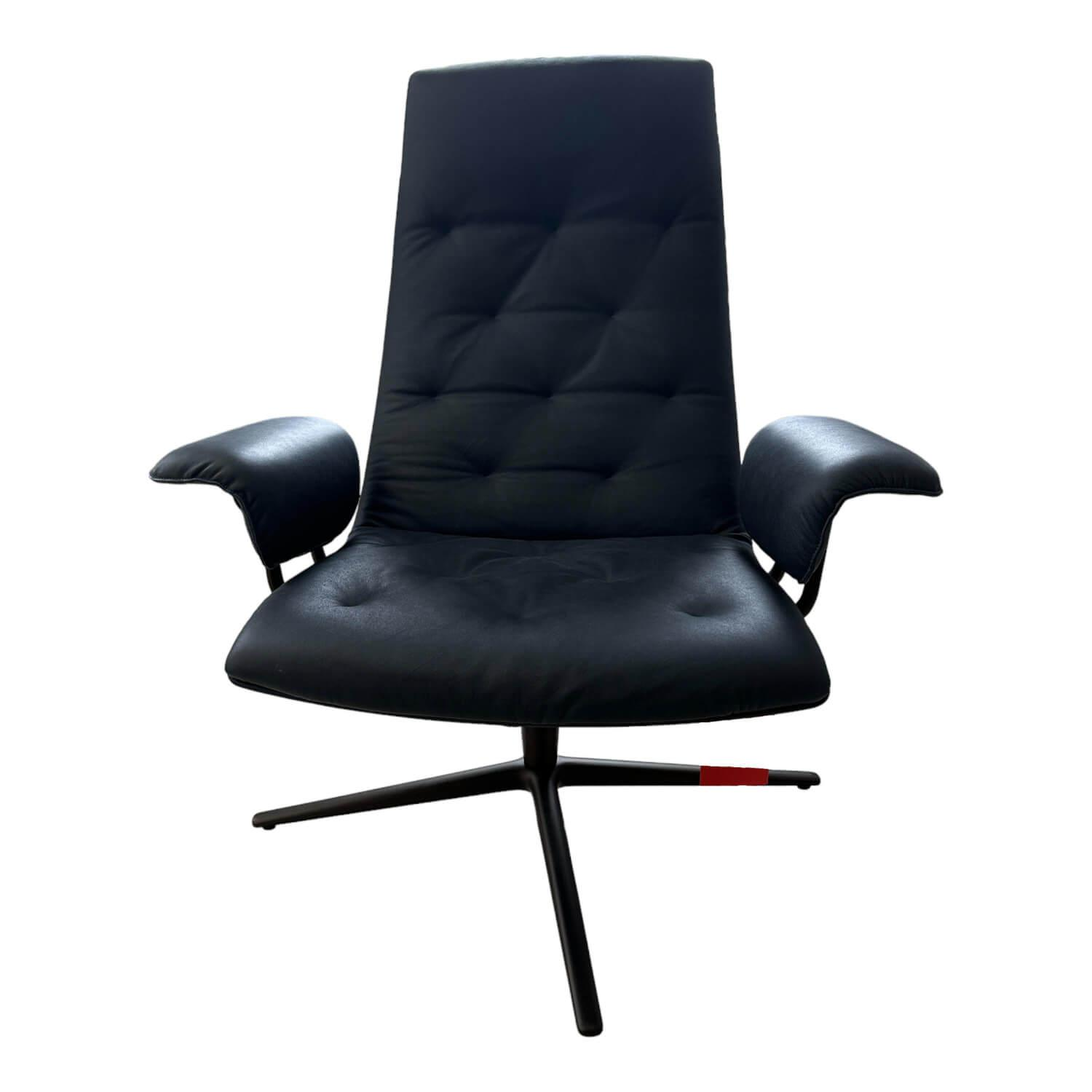 Walter Knoll Sessel Healey Leder Vintage Tourmaline Bronze