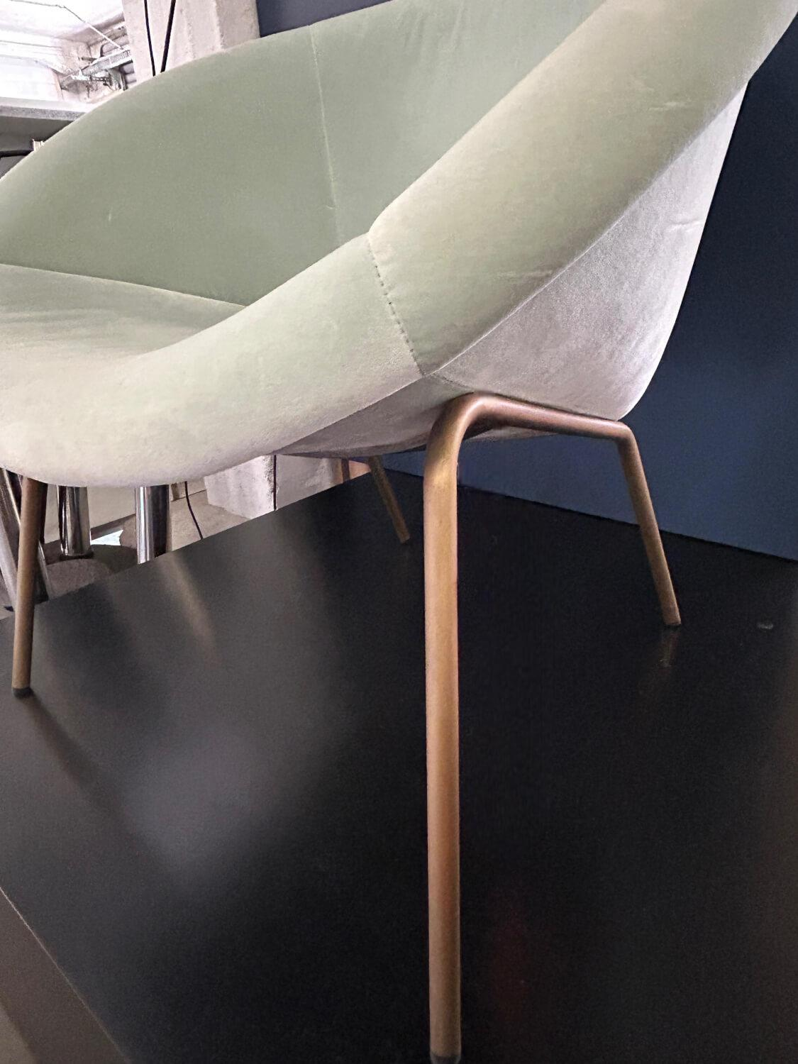 Walter Knoll Sessel 369 Stoff Harald 823 Jade Grün