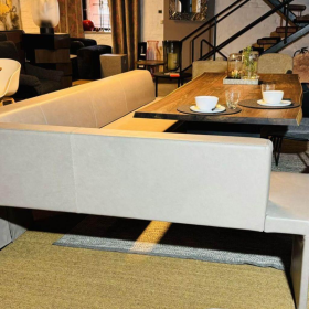 Walter Knoll Eckbank Together Leder Elen Taupe 1406
