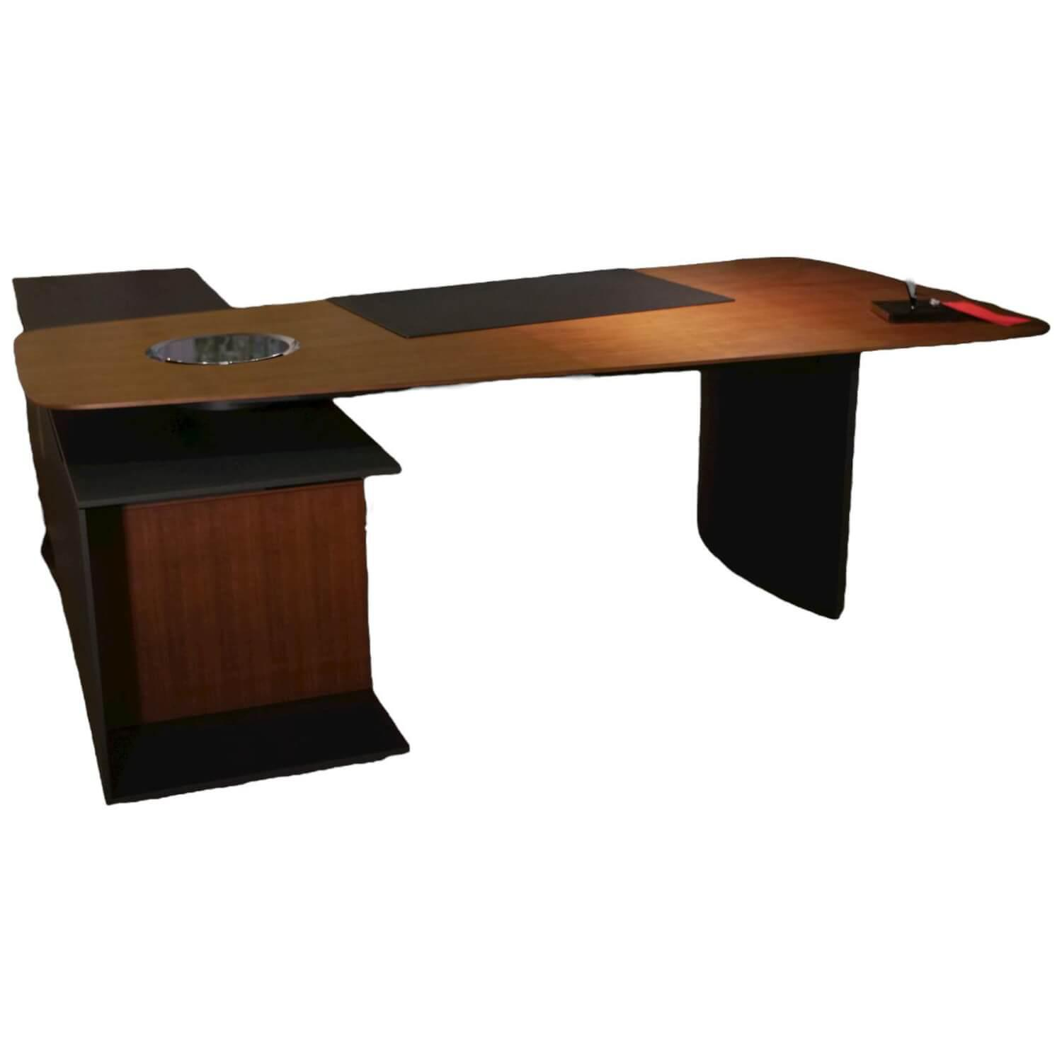 Walter Knoll Keypiece Nussbaum Schreibtisch Höhenverstellbar