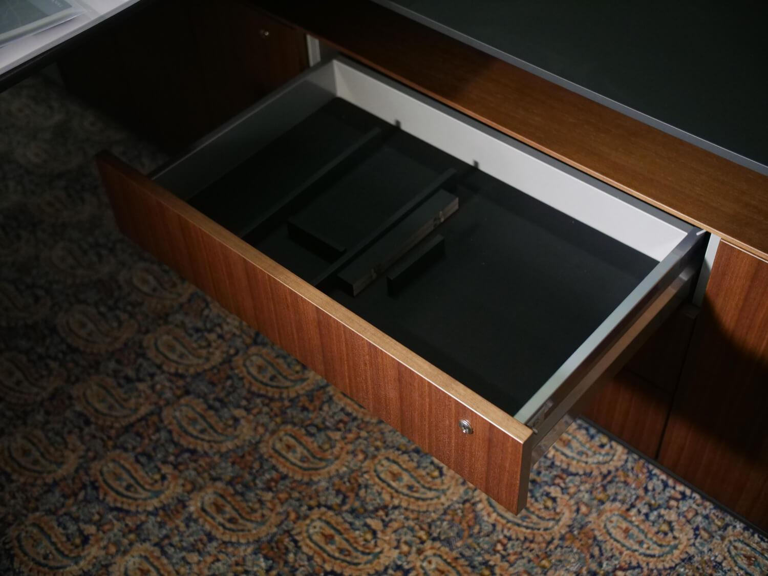 Walter Knoll Keypiece Nussbaum Schreibtisch Höhenverstellbar