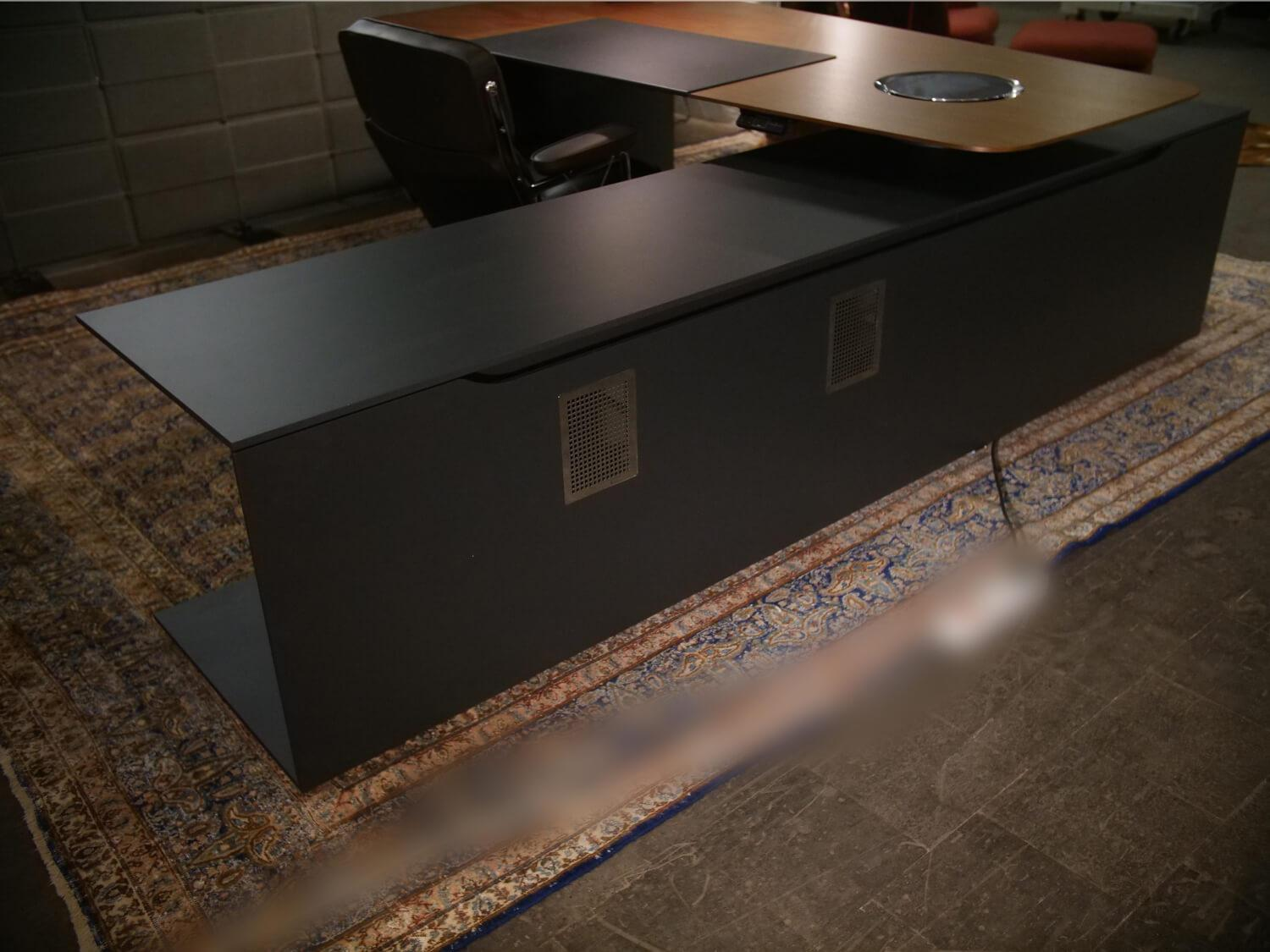 Walter Knoll Keypiece Nussbaum Schreibtisch Höhenverstellbar