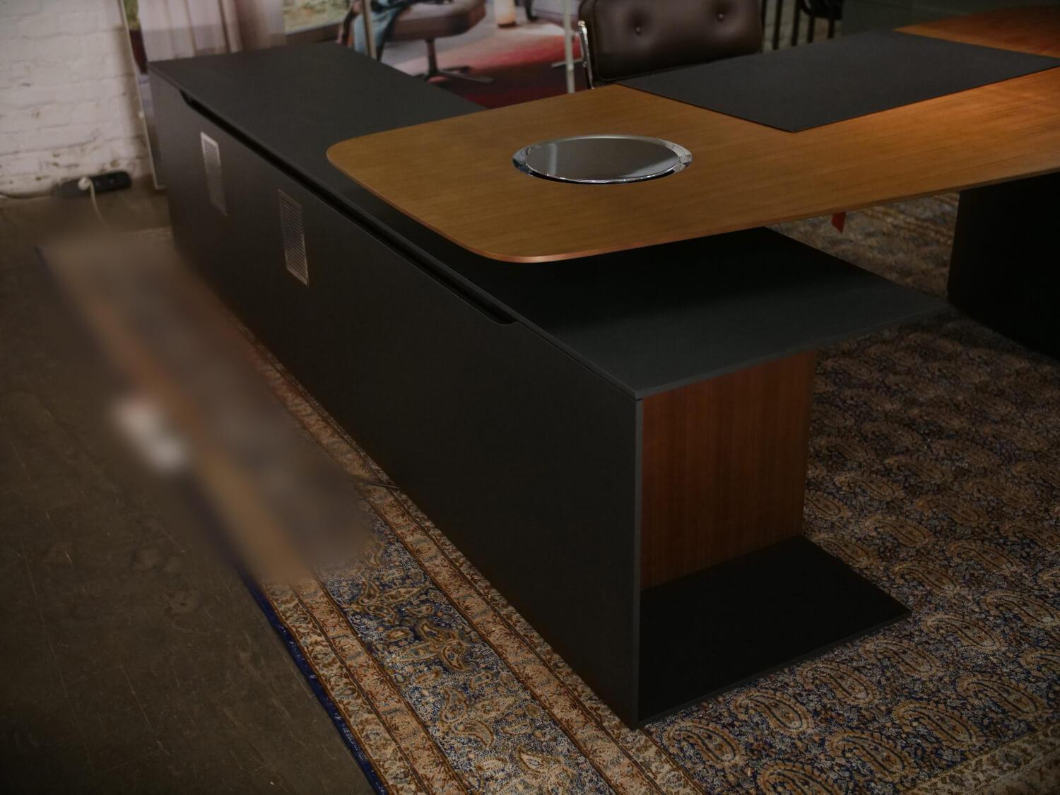 Walter Knoll Keypiece Nussbaum Schreibtisch Höhenverstellbar