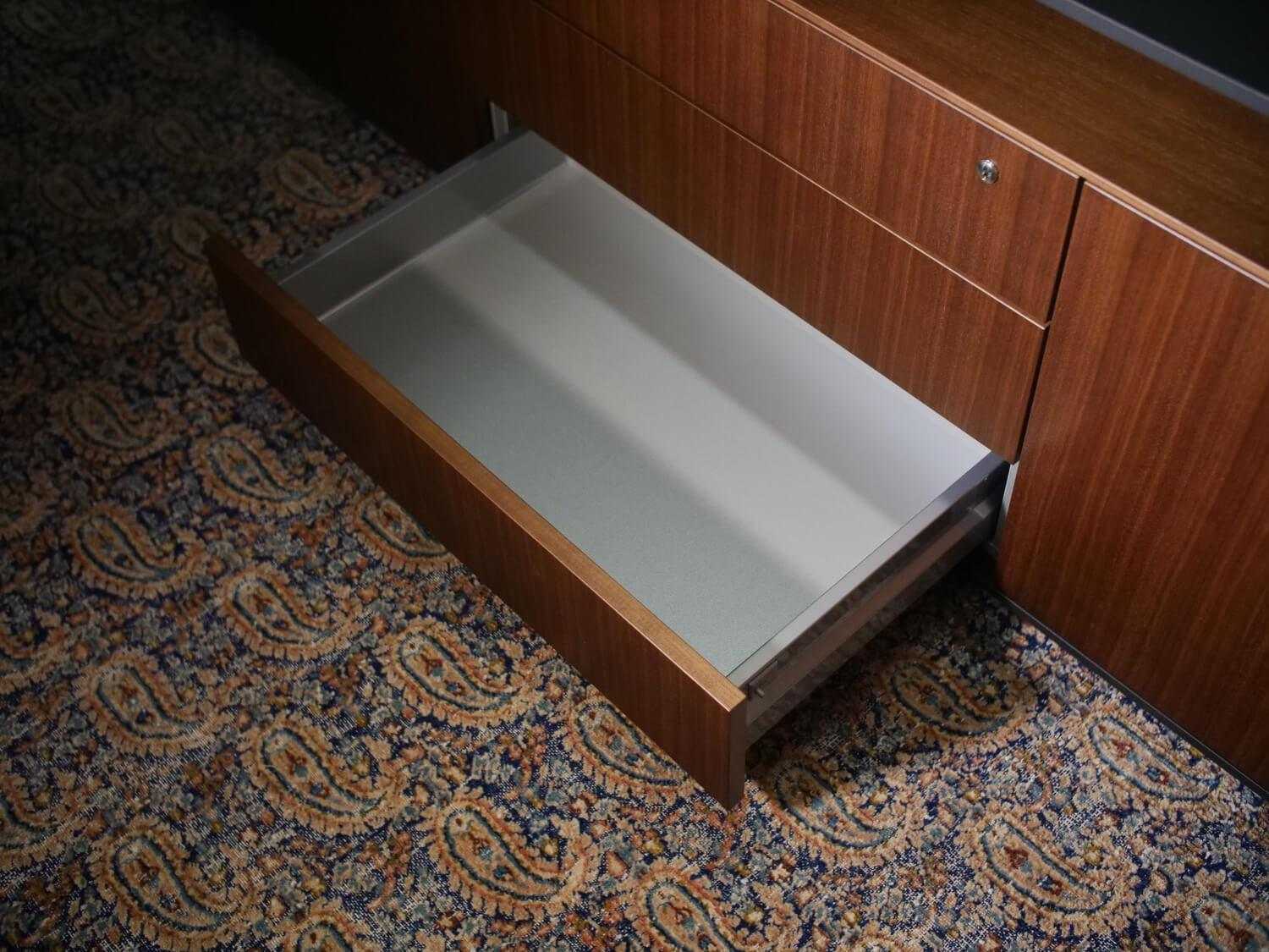 Walter Knoll Keypiece Nussbaum Schreibtisch Höhenverstellbar