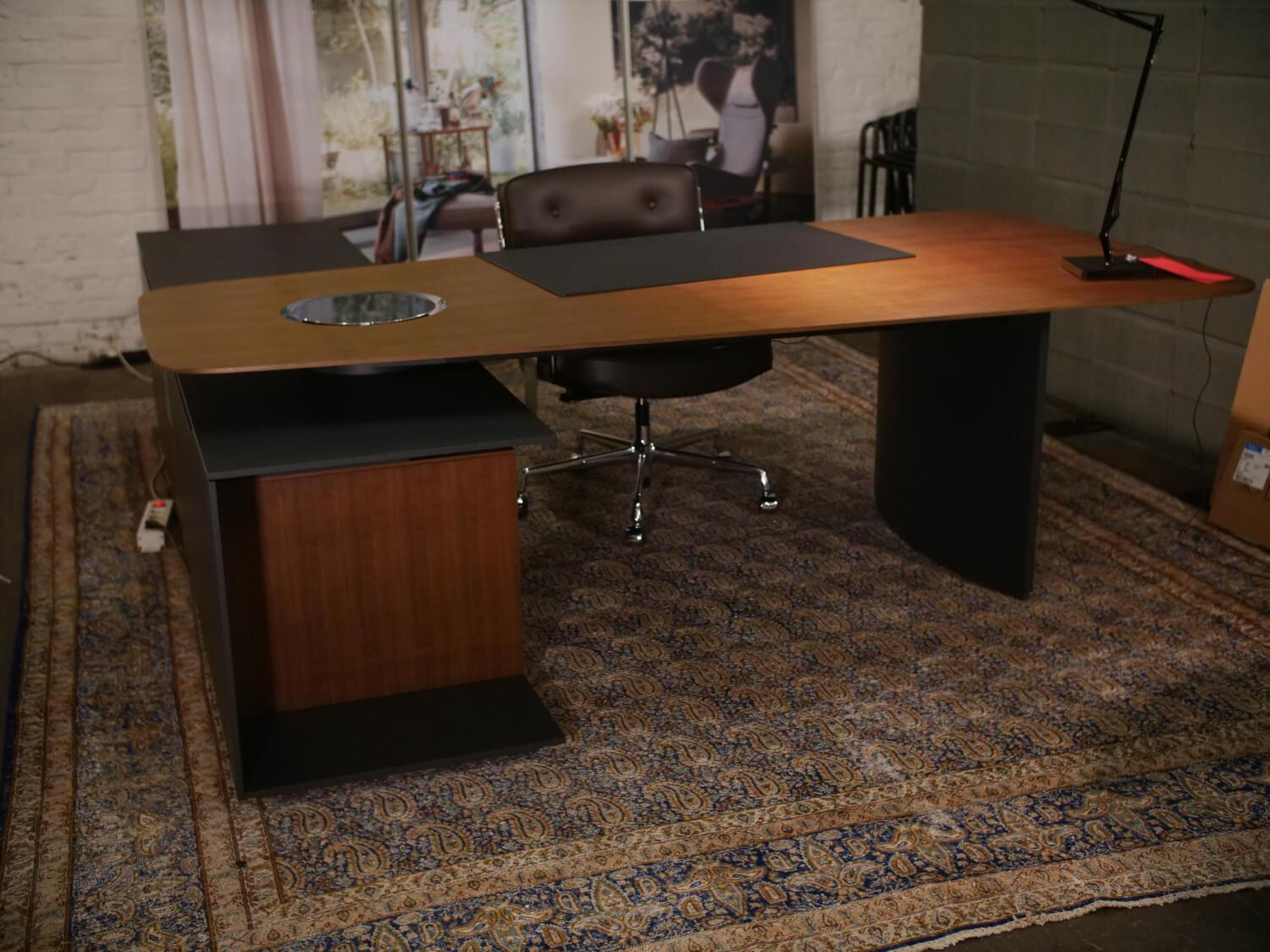 Walter Knoll Keypiece Nussbaum Schreibtisch Höhenverstellbar