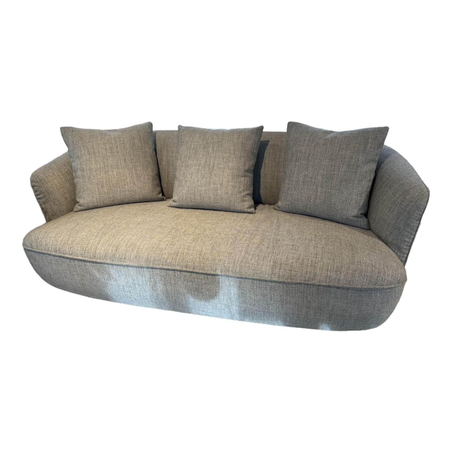 Walter Knoll Sofa Ishino Fabric Togba Pebble Gray Melange