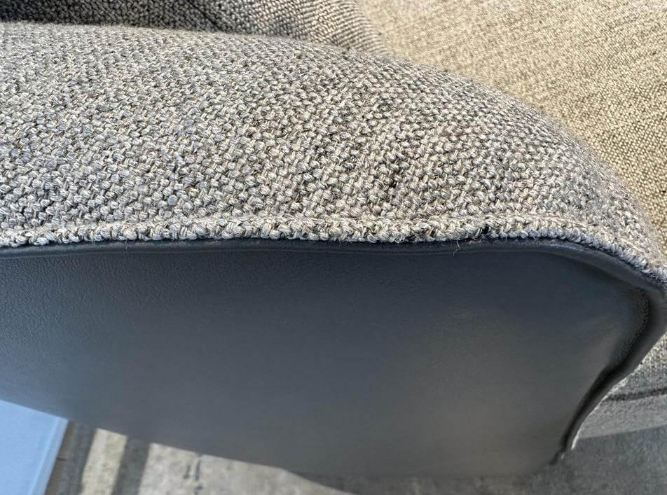 Walter Knoll Sofa Ishino Fabric Togba Pebble Gray Melange