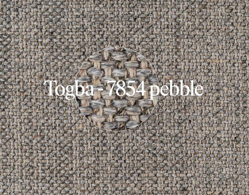 Walter Knoll Sofa Ishino Stoff Togba Kiesel Grau Meliert
