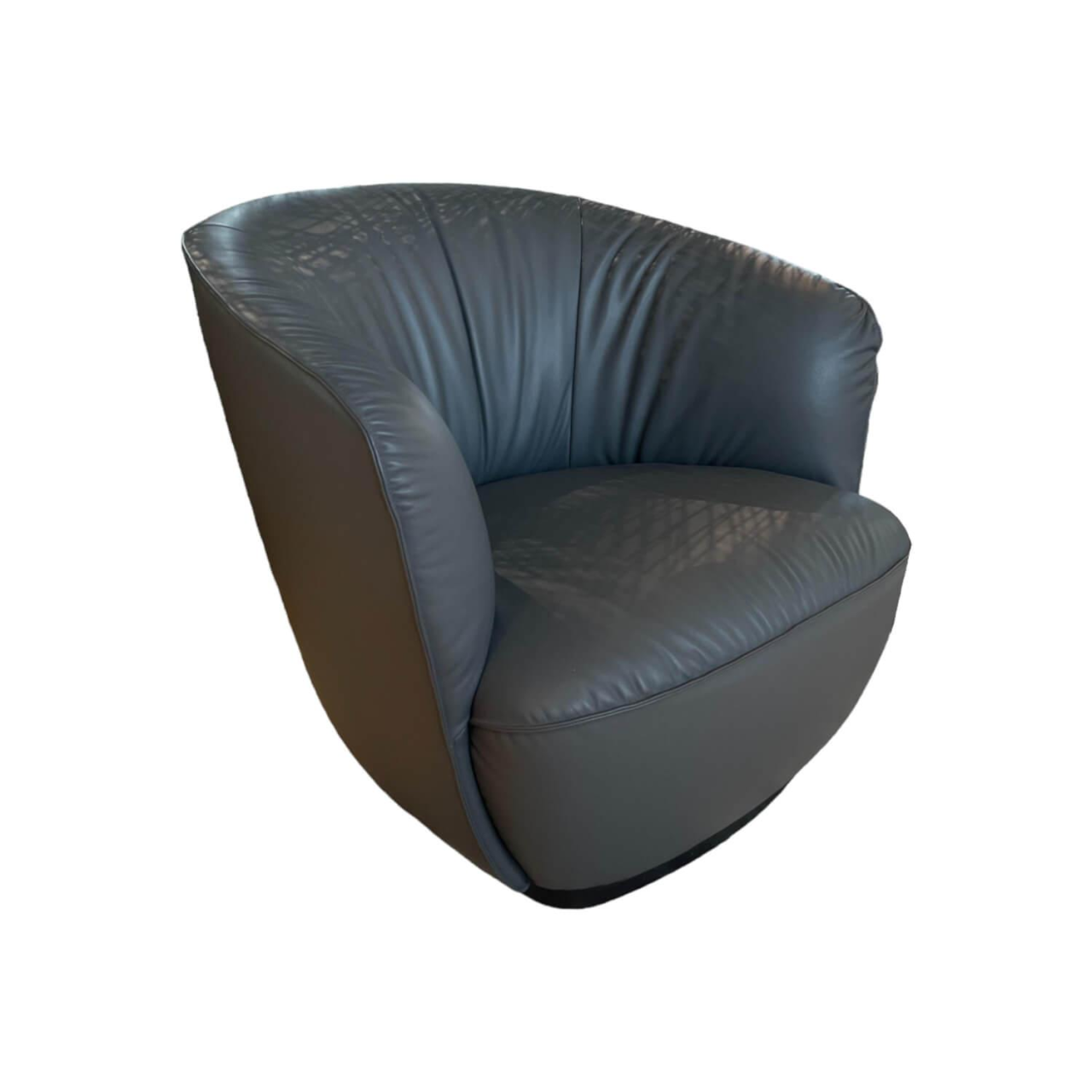 Walter Knoll Sessel Ishino Leder Congress 1441 Basalt Grau
