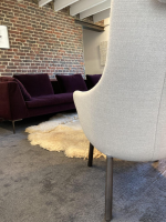 Vitra Hal Lounge Sessel mit Ottoman Beige Melange