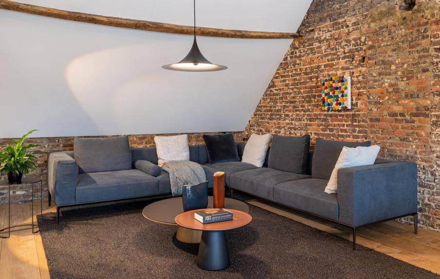 Walter Knoll Jaan Living Ecksofa Coal Grau