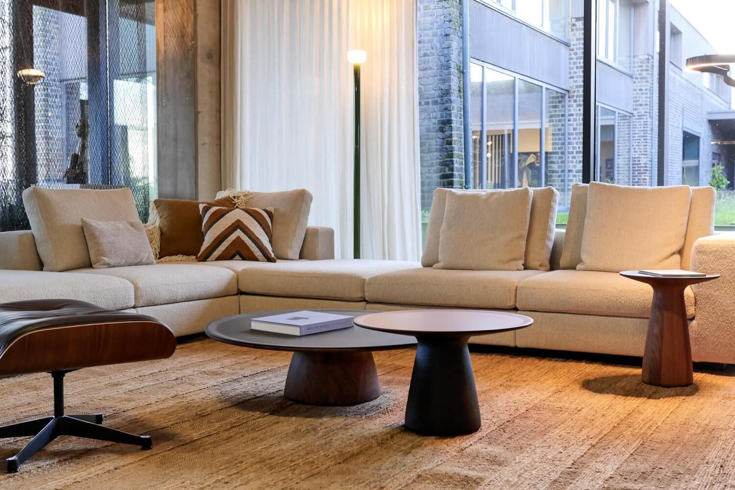 Walter Knoll Living Landscape 755 Ecksofa Bezug Curly Beige