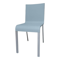 Vitra Stuhl 03 Hellgrau Kunststoff Silber